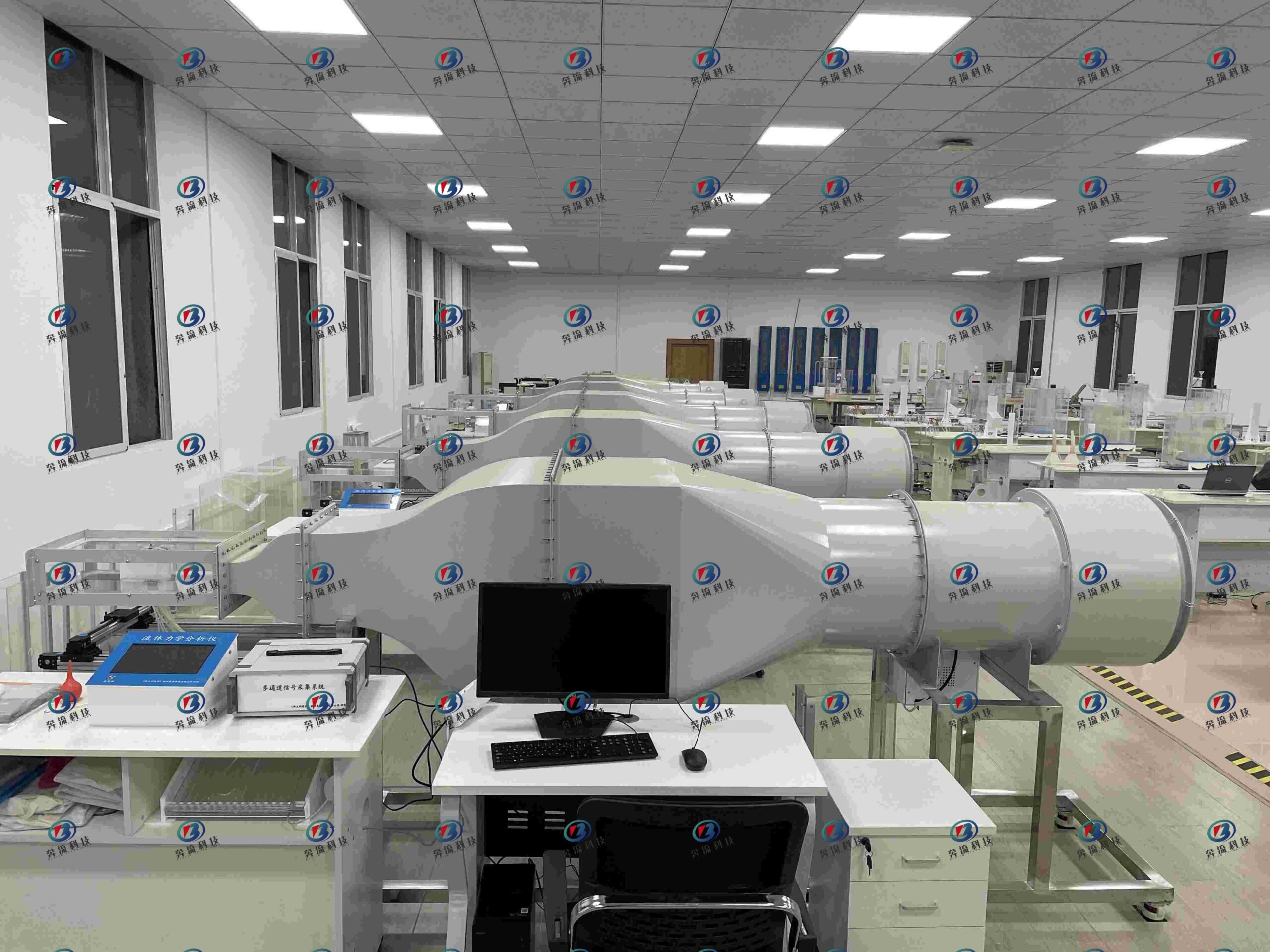 直流式风洞实验装置